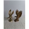 Image 2 : (2) Brass Eagle Ornaments