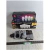 Image 1 : (2) Light Bulb Packs (6 & 4), VTech Cordless Landline Phone w/Extra Hand Set - Untested, As is