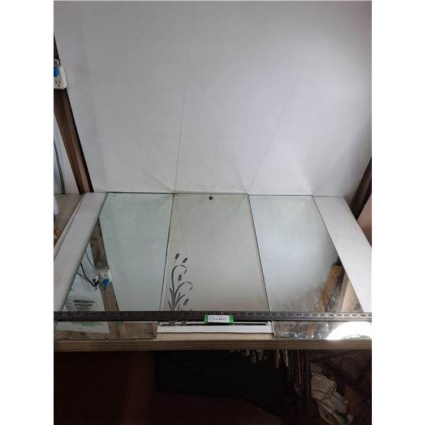 (3) Wall Mirrors - Largest 30" x 12", Pickup Only