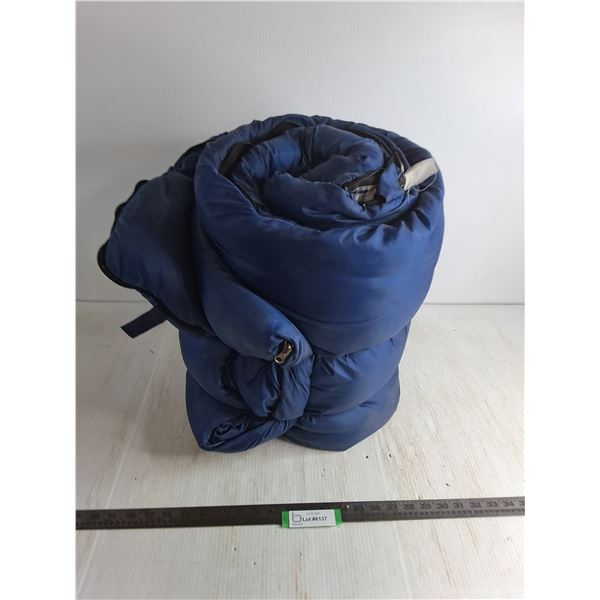 Navy Blue Adult Size Sleeping Bag
