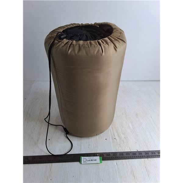 Collage Black Adult Size Sleeping Bag w/Storage Tote