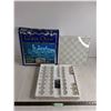 Image 1 : Glass Chess & Checkers Set - Might Be Missing 5 Checkers