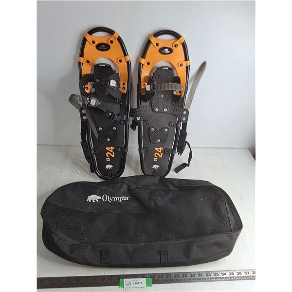 Olympia 24" Snowshoes w/Storage Tote