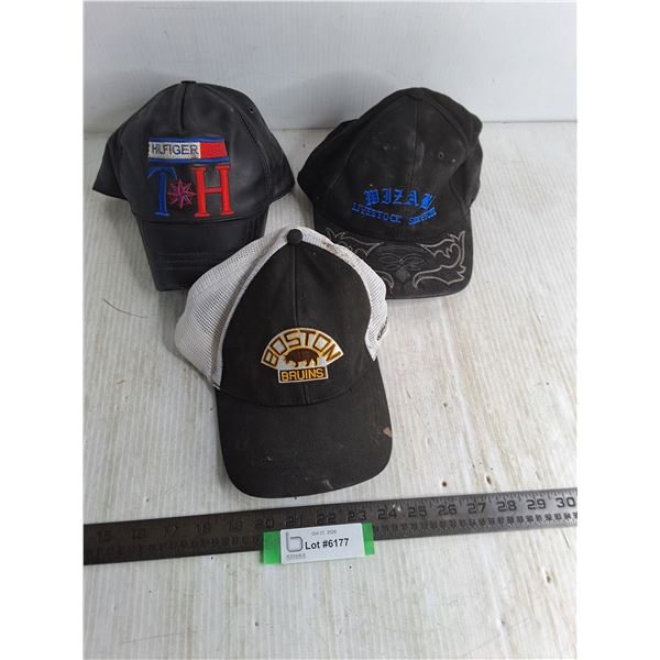 (3) Adult Size Ball Caps
