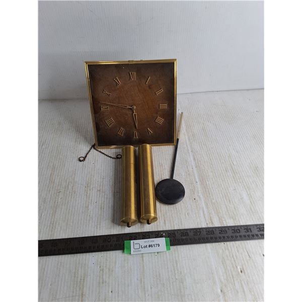 Vintage German Grandmother Clock - Unassembled