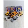 Image 2 : (6) Toy Vehicles, Tea Tin