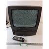 Image 1 : Samsung CRT TV 11" Screen Tested Works, VHS Turbo Rewind Mechanism with Remote As-Is, Pickup Only