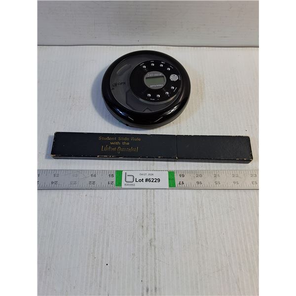 MP3 Player-untested-as is,Student Slide Ruler
