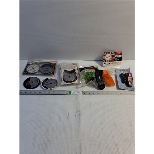 (16) Dremel Cutting Wheels-as is,Fuel Filter,Bike Reflectors