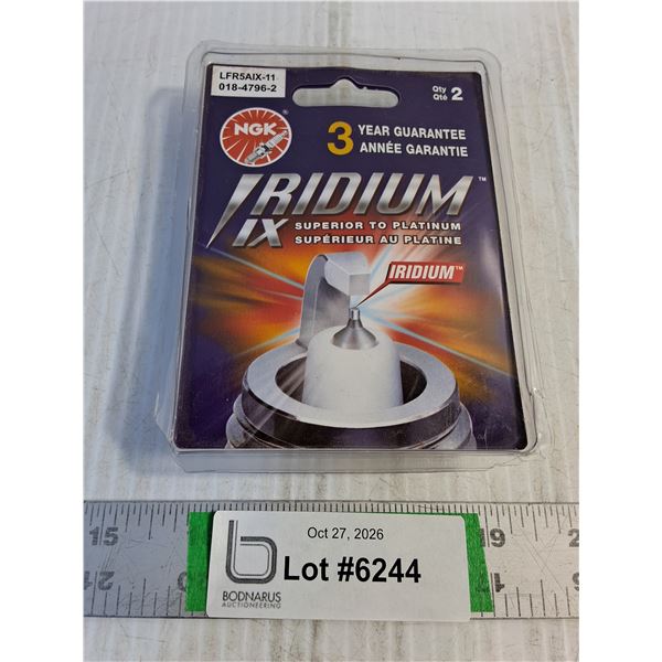 Pkg. of (2) NGK Iridium IX Spark Plugs (sealed)