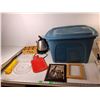 Image 1 : Hamilton Beach Electric Kettle- Powers On, Storage Tote, Rope, Misc. Can't Ship
