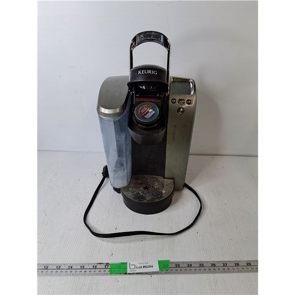 Keurig Single Serve Coffeemaker- Powers On, As Is