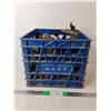 Image 1 : Milk Crate 13" x 13" x 11" & Shelving Brackets- Can't Ship