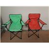 Image 2 : (2) Adult Camping Chairs- Can't Ship