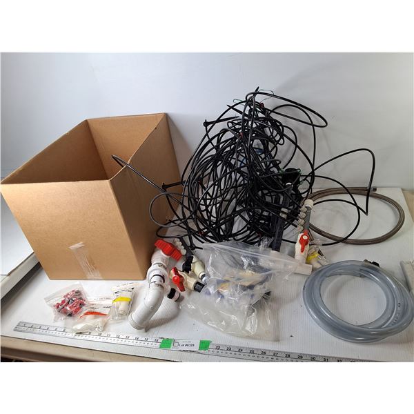 PVC Fittings, Shut-off Valves, Plastic Tubing, Misc.