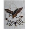 Image 2 : Hanging Stained Glass Eagle Decor
