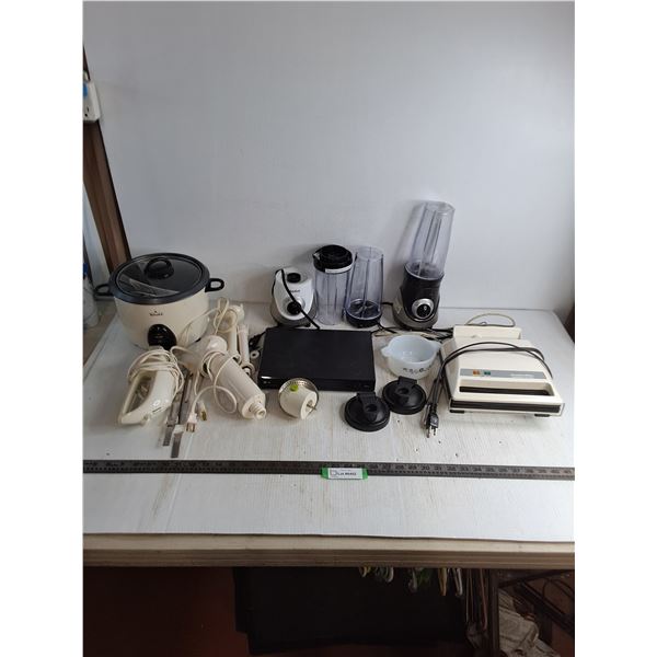 Assorted Kitchen Implements - Most Power On, LG Blu Ray Player, Misc., Pickup Only