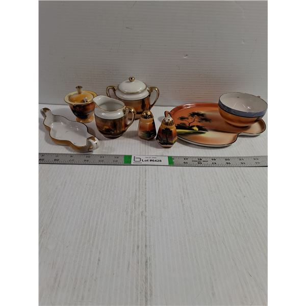 Vintage Noritake "Tree in the Meadow"Lusterware Made in Japan