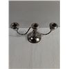 Image 2 : Silver Tone,Three-Arm Candelabra