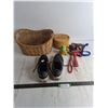 Image 1 : Wicker Baskets, Dog Leashes & Grooming, New Balance Runners - Size 7 Men's Approx