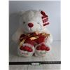 Image 1 : NOS Stuffed 2001 Valentine's Bear