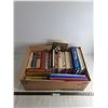 Image 1 : Assorted Books - Bible, Cooking, Celebrity, Binders