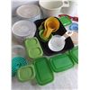 Image 3 : Assorted Plastic Food Storage, Can Opener, Misc.