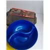 Image 3 : Assorted Bowls & Baskets, Grill Tray, Umbrellas, Misc.
