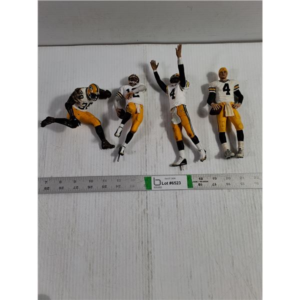 (4) Green Bay Packers Action Figures