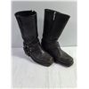 Image 2 : Harley Davidson Black Leather Boots-Size 5