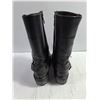 Image 6 : Harley Davidson Black Leather Boots-Size 5