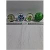 Image 1 : (4) Art Glass Paperweights