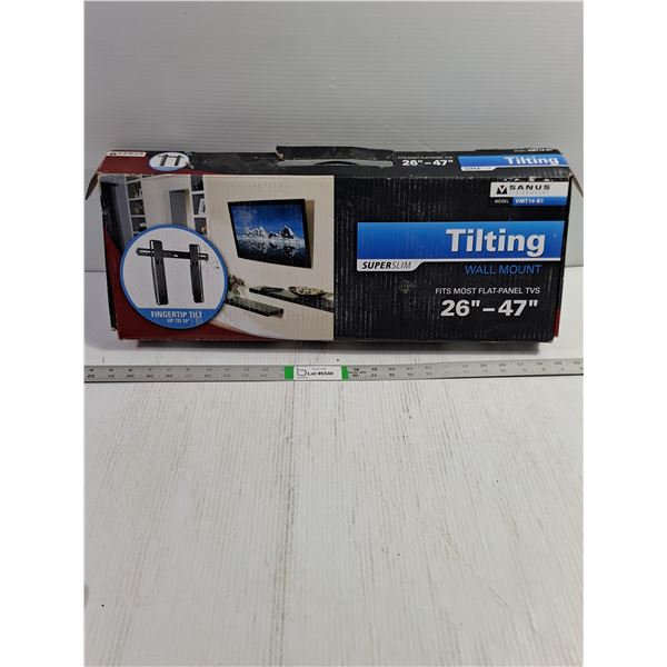 Tilting SuperSlim Wall Mount- for 26" to 47" TV's-appears to be new