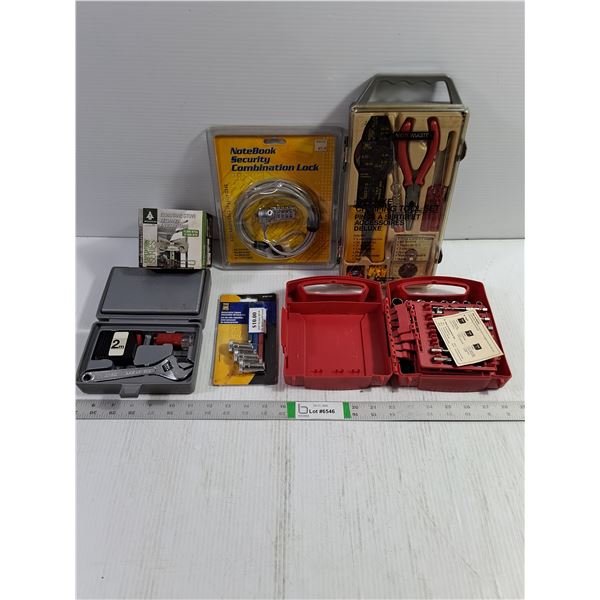 Deluxe Crimping Tool Kit,B&D Accessory Kit and more as pictured