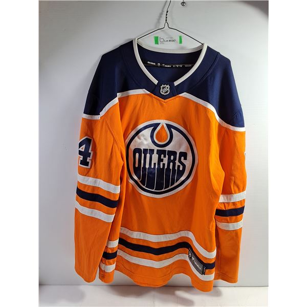 *(1) Edmonton Oilers #74 "Bear" Jersey-Size XL