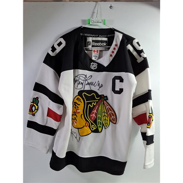 (1) Chicago Blackhawks "Toews" -unknown autograph-cannot authenticate