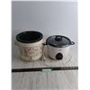 Image 1 : (2) Crock Pots (Old Rival Untested & Missing Lid, New Rival Tested), Pickup Preferred