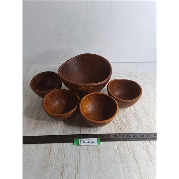 Wooden Bowl Set from Thailand