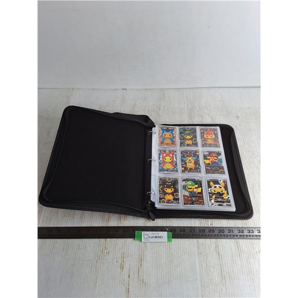 (9) Pokemon Cards in Binder w/Extra Sleeves - Cannot Authenticate