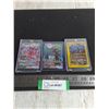 Image 1 : (3) Protected Pokemon Collector Cards - Cannot Authenticate