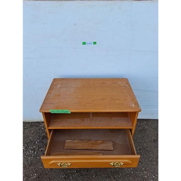 *** Side Table with Drawer (21 1/2x18 1/2 x 24") - PU Only