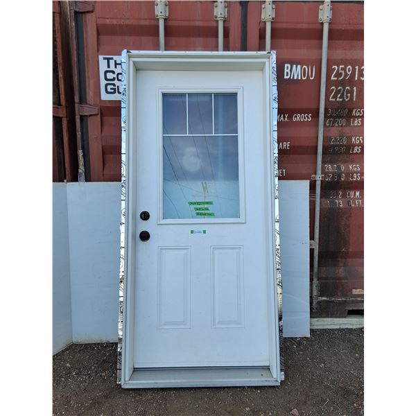 *** Full Door - 36" Wide Right Hand Inswing Exterior Door - PU Only