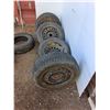 Image 4 : *** 6 Tires - 4 with Rims 2 without Rims - (195/65R15/910) - PU Only