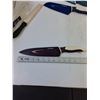 Image 4 : 3 pc Diamond Whetstone Set, Assorted Knives (3 Starfrit, 1 Farberware, 1 Oneida, 1 Rama Design)