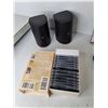 Image 3 : (3) Brita Pitcher Filters, Klipsch Speakers, CDs, Misc.