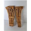 Image 2 : Wooden Piano Key Decor 17.25" Tall
