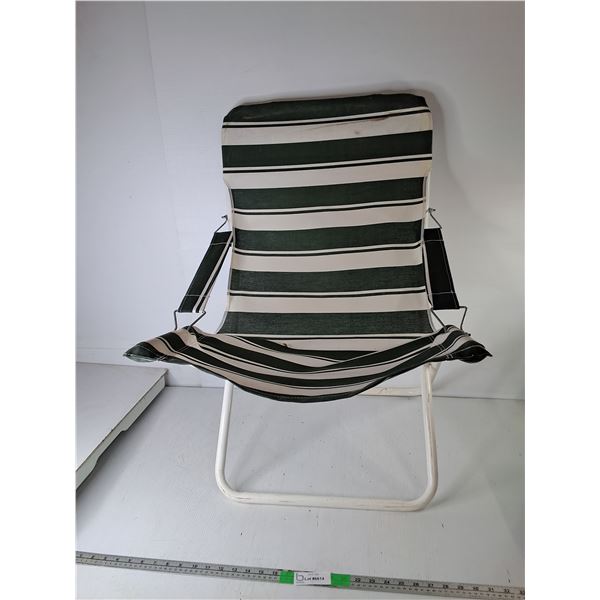 Folding Lounge Chair 32.5" Tall- Can't Ship