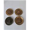 Image 3 : Brass Candleholder & Religious Wall Plates 5"