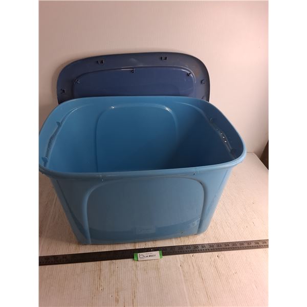 Storage Bin w/Lid - 23x19x13" - Cannot Ship