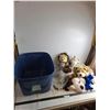Image 1 : 23x19x13" Storage Bin, Glass Bowls, Stuffed Toys, Pickup Only for Tote